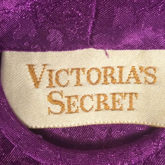 Victoria Secrets Silky Purple Lounge Cover-Up Robe - Picture 3 of 15